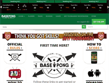 Tablet Screenshot of basepong.com